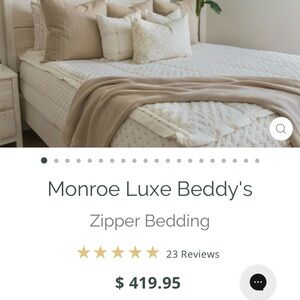 Monroe King Minky Beddys